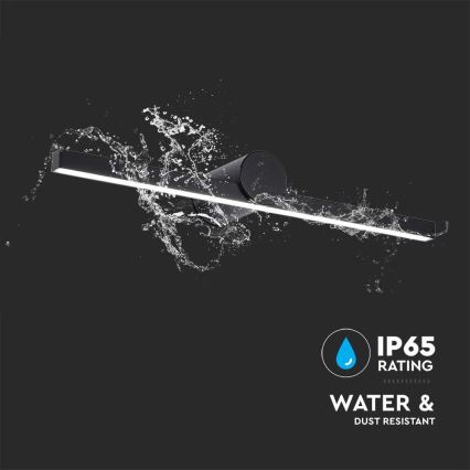 LED osvetlitev za kopalniško ogledalo 10W/230V 4000K IP65, črna