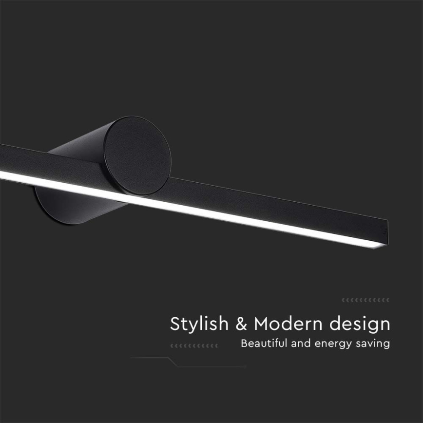 LED osvetlitev za kopalniško ogledalo 10W/230V 4000K IP65, črna