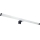 LED osvetlitev za kopalniško ogledalo, 12 W, 230 V, 59,5 cm, IP44, črna