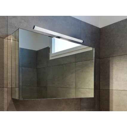 LED osvetlitev za kopalniško ogledalo, 12 W, 230 V, 59,5 cm, IP44, črna