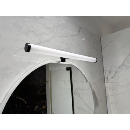 LED osvetlitev za kopalniško ogledalo, 12 W, 230 V, 59,5 cm, IP44, črna