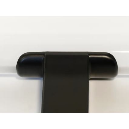 LED osvetlitev za kopalniško ogledalo, 12 W, 230 V, 59,5 cm, IP44, črna