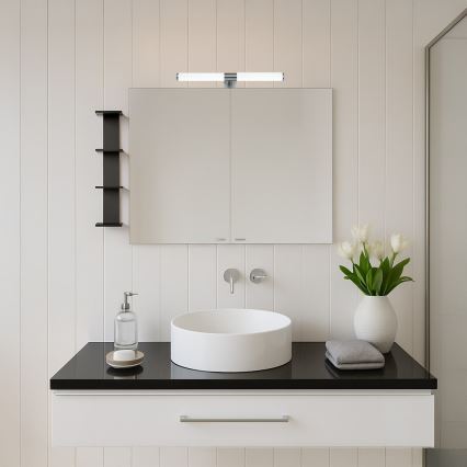 LED osvetlitev za kopalniško ogledalo APA LED/6W/230V 40 cm IP44 sijajni krom