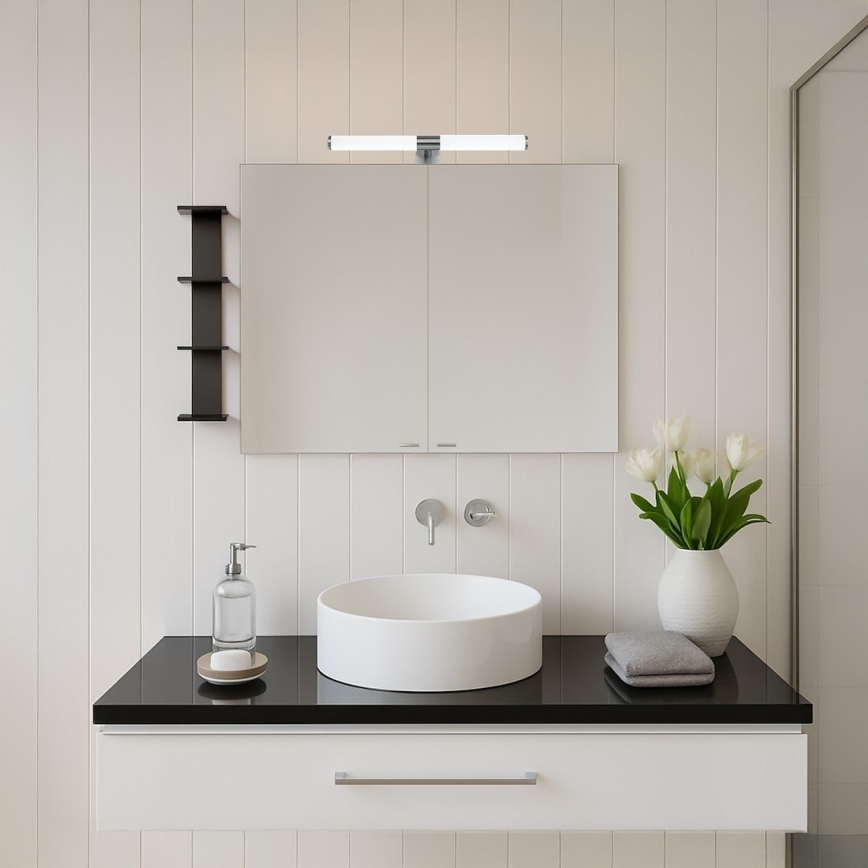 LED osvetlitev za kopalniško ogledalo APA LED/6W/230V 40 cm IP44 sijajni krom