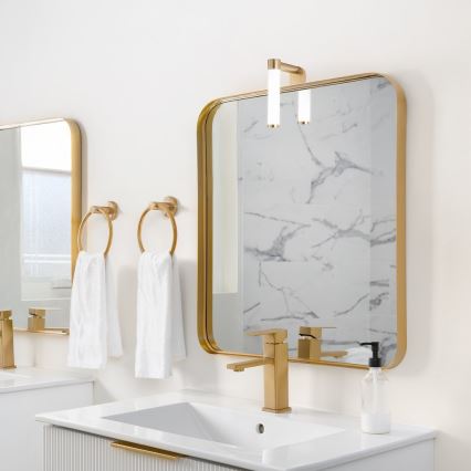 LED osvetlitev za kopalniško ogledalo APA MINI LED/4W/230V IP44 zlata