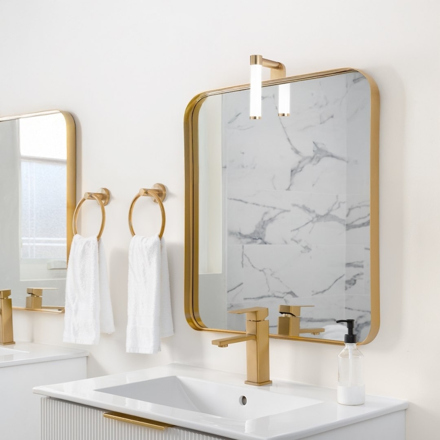 LED osvetlitev za kopalniško ogledalo APA MINI LED/4W/230V IP44 zlata