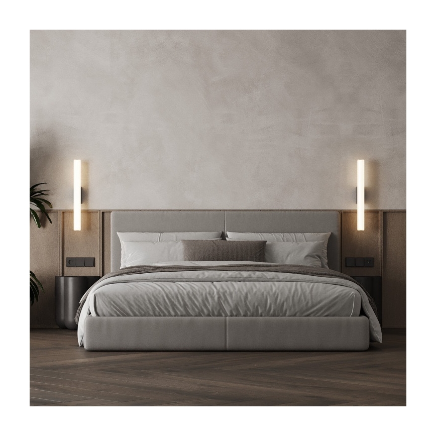 LED kopalniška osvetlitev za ogledalo LINEA LED/8W/230V 3000/4000/6000K IP44 45 cm črna