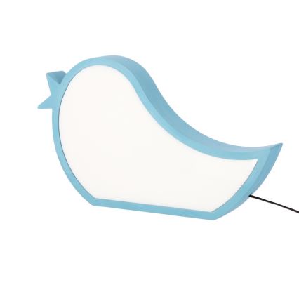 LED Otroška namizna svetilka BIRD LED/12W/230V modra
