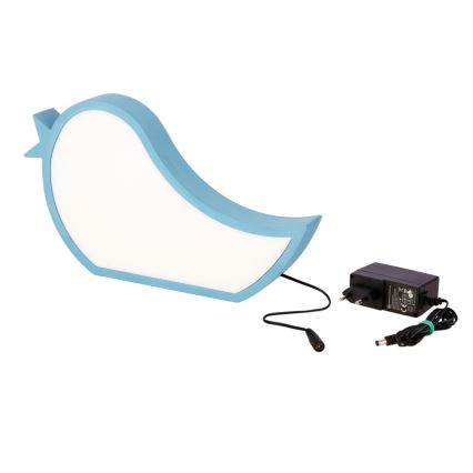 LED Otroška namizna svetilka BIRD LED/12W/230V modra