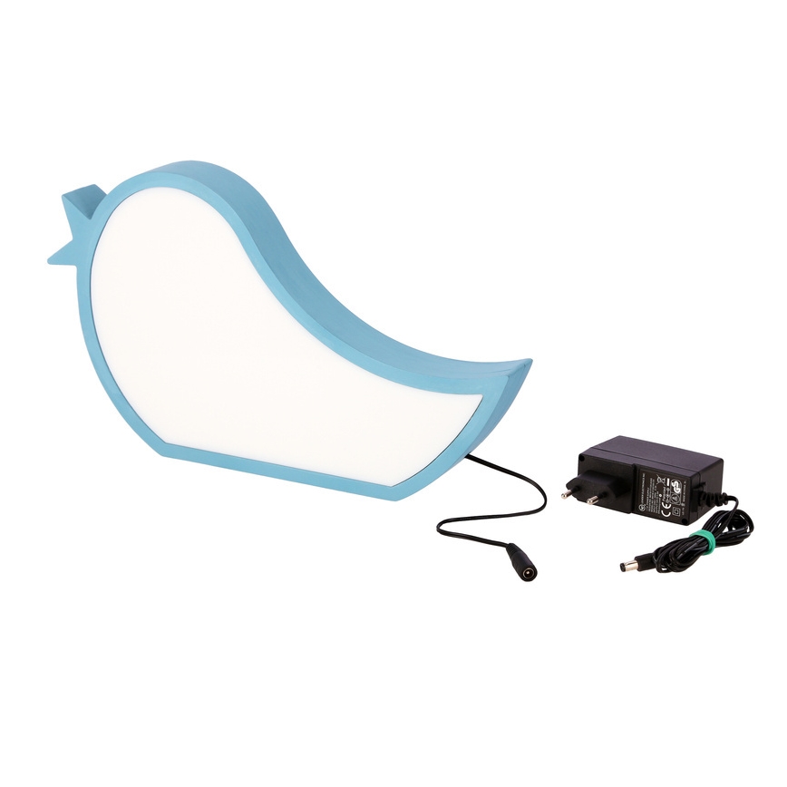 LED Otroška namizna svetilka BIRD LED/12W/230V modra