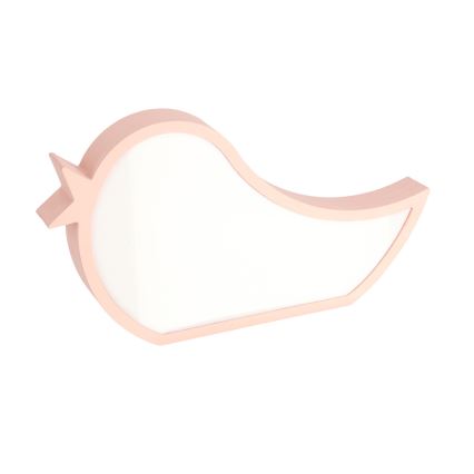 LED Otroška namizna svetilka BIRD LED/12W/230V roza
