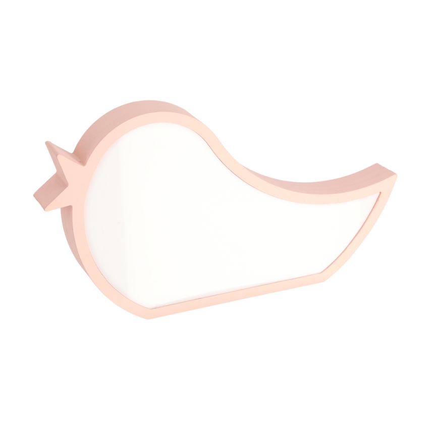 LED Otroška namizna svetilka BIRD LED/12W/230V roza