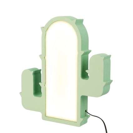 LED Otroška namizna svetilka CACTUS LED/10W/230V zelena
