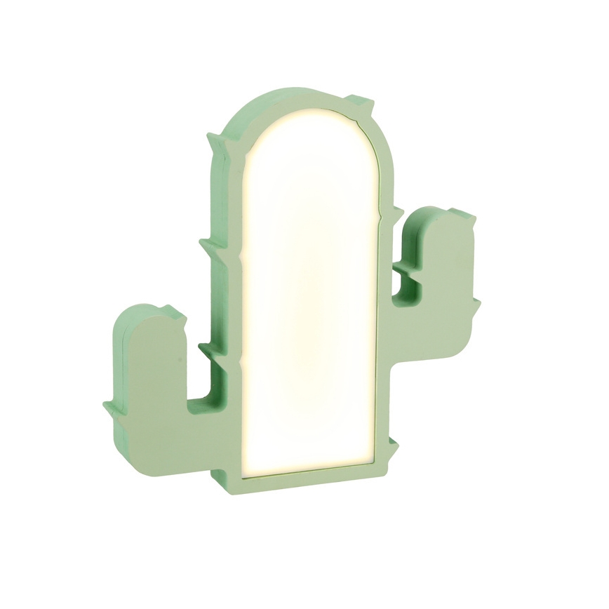 LED Otroška namizna svetilka CACTUS LED/10W/230V zelena