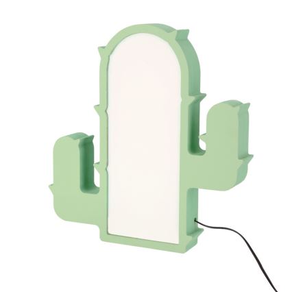 LED Otroška namizna svetilka CACTUS LED/10W/230V zelena