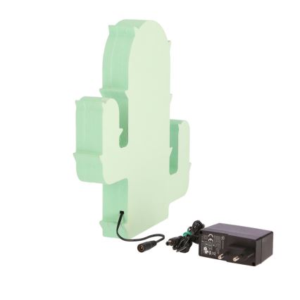LED Otroška namizna svetilka CACTUS LED/10W/230V zelena