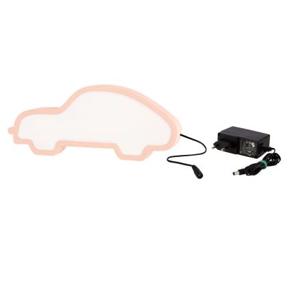 LED Otroška namizna svetilka CAR LED/11W/230V roza