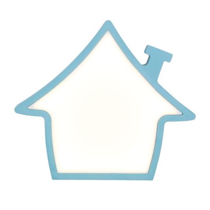 LED otroška namizna svetilka HOUSE LED/10W/230V modra