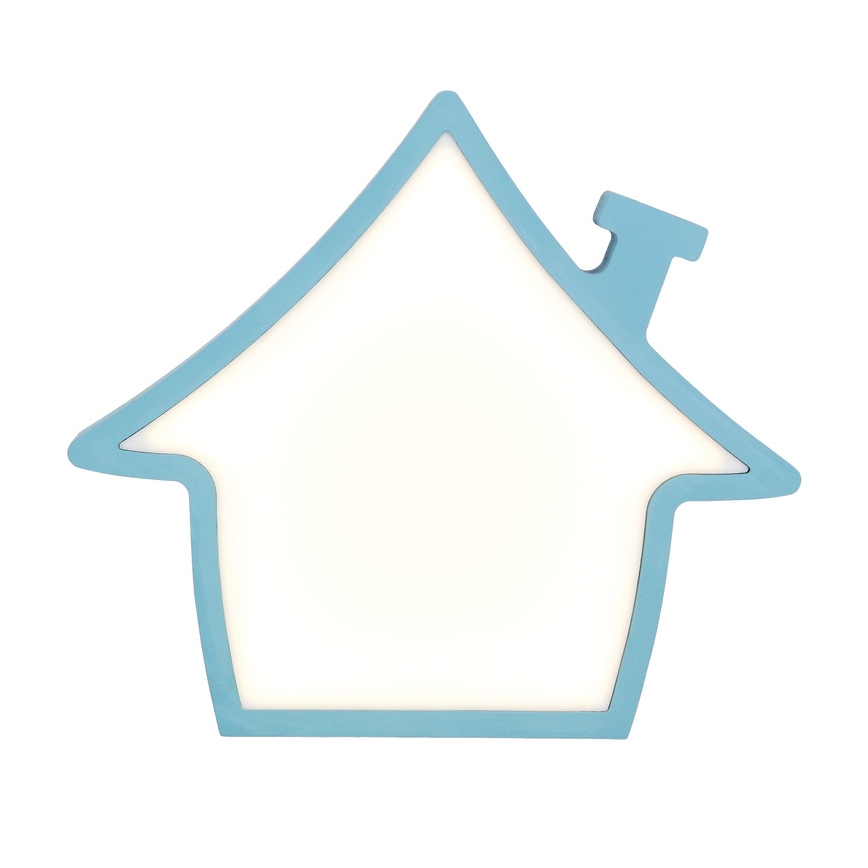 LED otroška namizna svetilka HOUSE LED/10W/230V modra