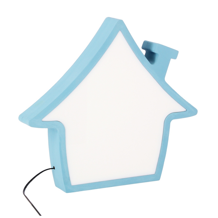 LED otroška namizna svetilka HOUSE LED/10W/230V modra