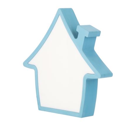 LED otroška namizna svetilka HOUSE LED/10W/230V modra