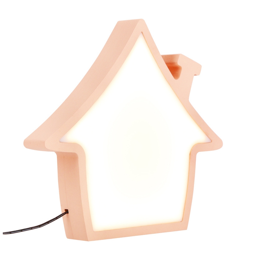 LED otroška namizna svetilka HOUSE LED/10W/230V rožnata
