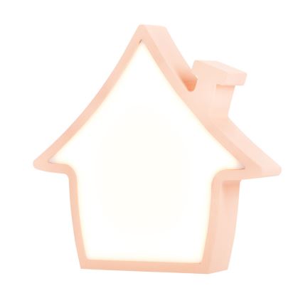 LED otroška namizna svetilka HOUSE LED/10W/230V rožnata