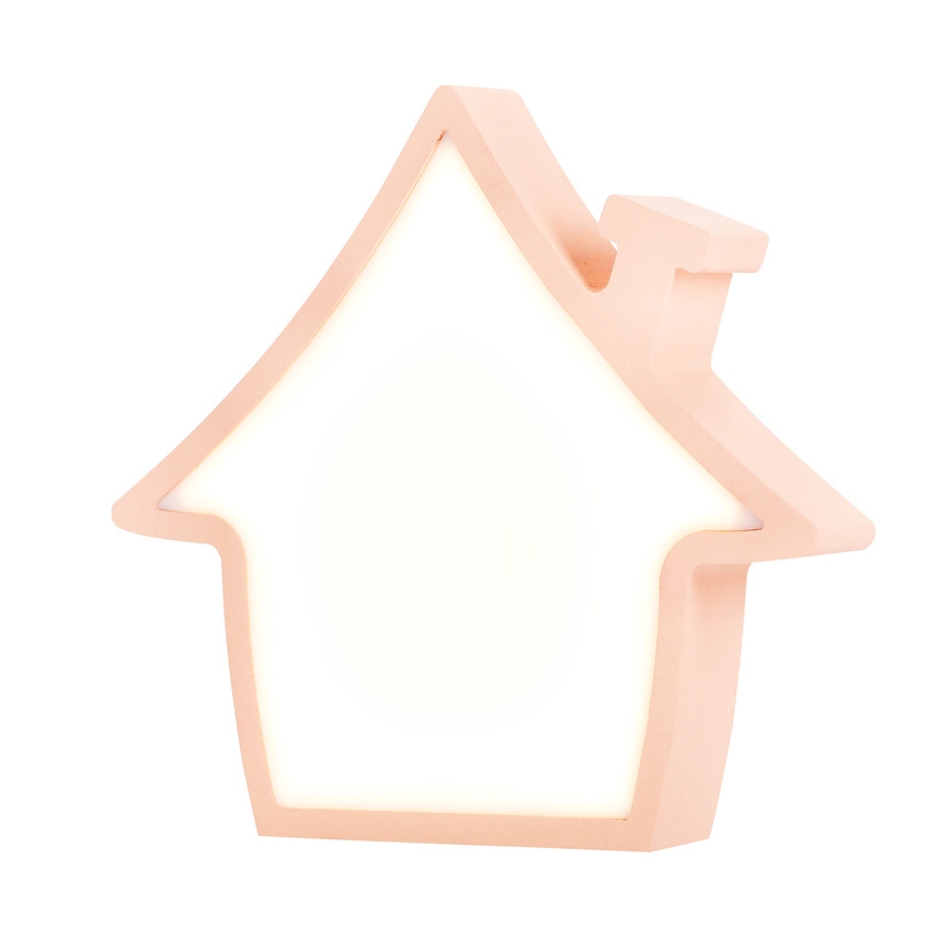 LED otroška namizna svetilka HOUSE LED/10W/230V rožnata