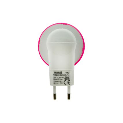 LED Otroška nočna luč s senzorjem mraka LED/0,5W/230V toadstool