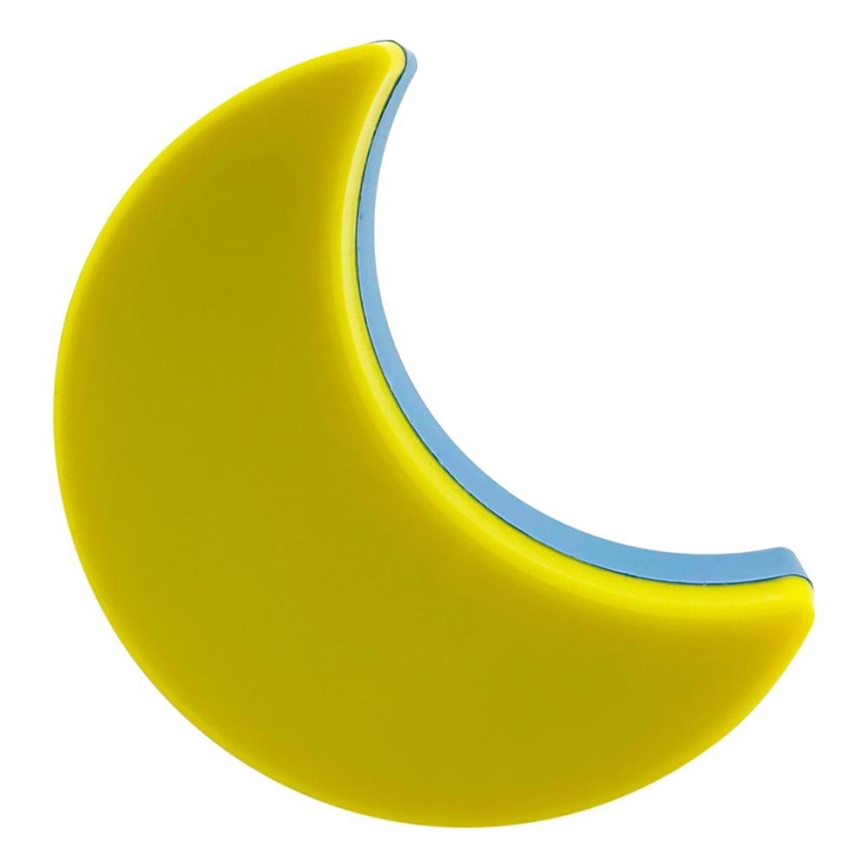 LED Otroška nočna luč s senzorjem za mrak LED/0,5W/230V luna
