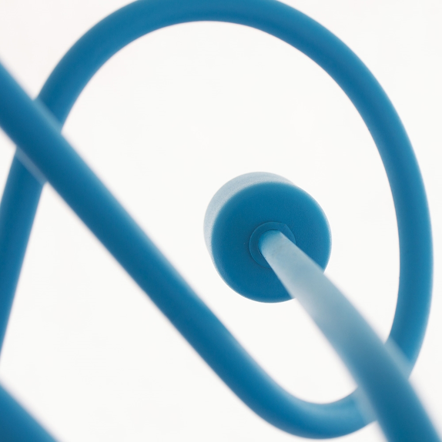 LED otroška pritrjena stropna svetilka OXFORD 3xE27/15W/230V modra