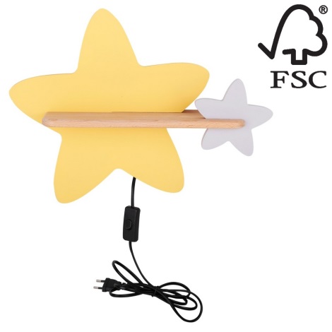 LED Otroška stenska svetilka s polico STAR LED/5W/230V - FSC certifikat