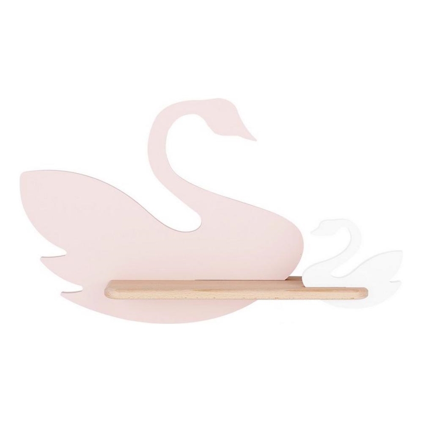 LED otroška stenska svetilka s polico SWAN LED/5W/230V