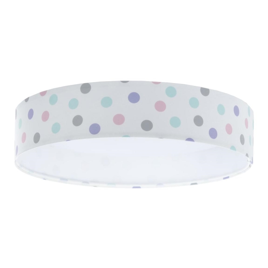 LED Otroška stropna svetilka GALAXY KIDS LED/24W/230V pikice barvna