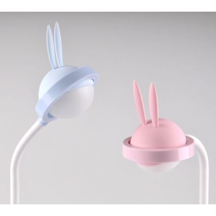 LED Otroška svetilka na dotik RABBIT LED / 0,4W / 5V 3000 / 6500K modra + USB