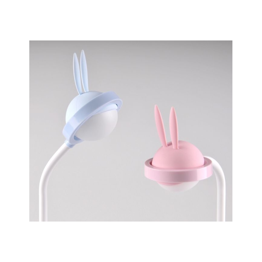 LED Otroška svetilka na dotik RABBIT LED / 0,4W / 5V 3000 / 6500K modra + USB