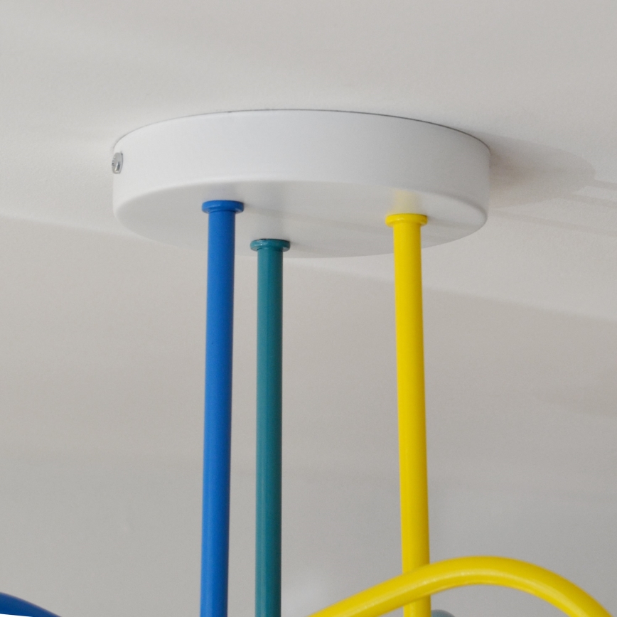 LED Otroški lestenec OXFORD 3xE27/15W/230V
