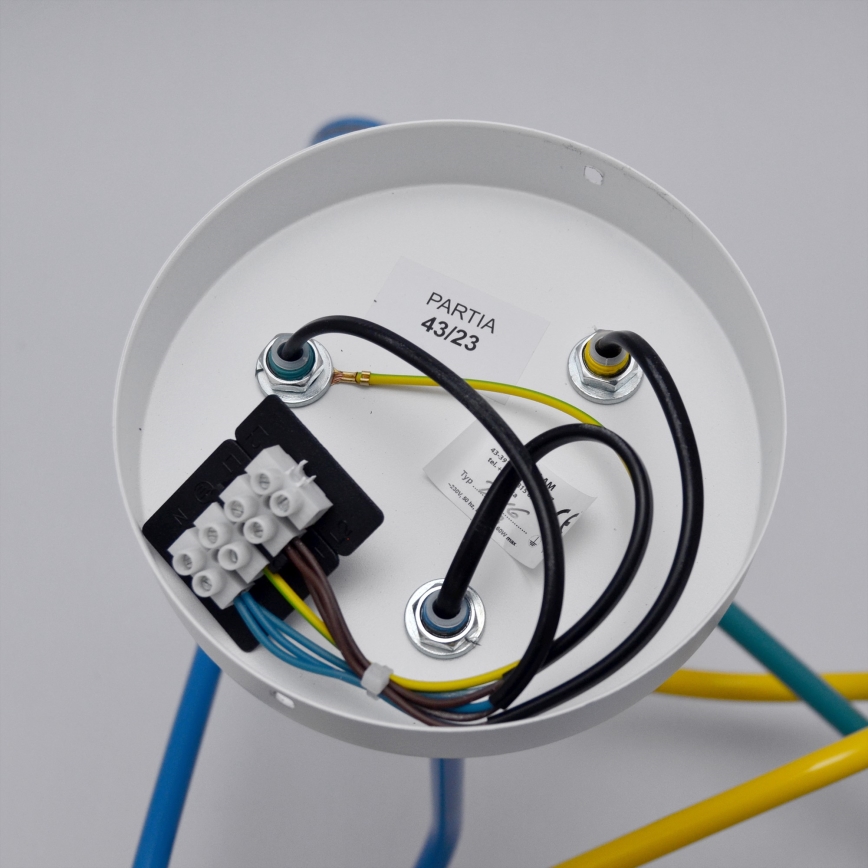 LED Otroški lestenec OXFORD 3xE27/15W/230V