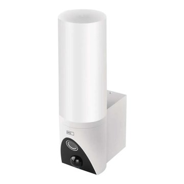 LED Pametna zunanja kamera s svetilko GoSmart LED/12W/230V IP65 Wi-Fi Tuya bela