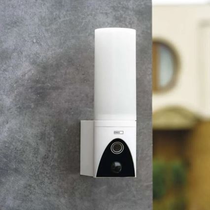 LED Pametna zunanja kamera s svetilko GoSmart LED/12W/230V IP65 Wi-Fi Tuya bela