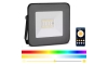 LED Pametni zatemnitveni RGB reflektor LED/20W/230V IP65 črn