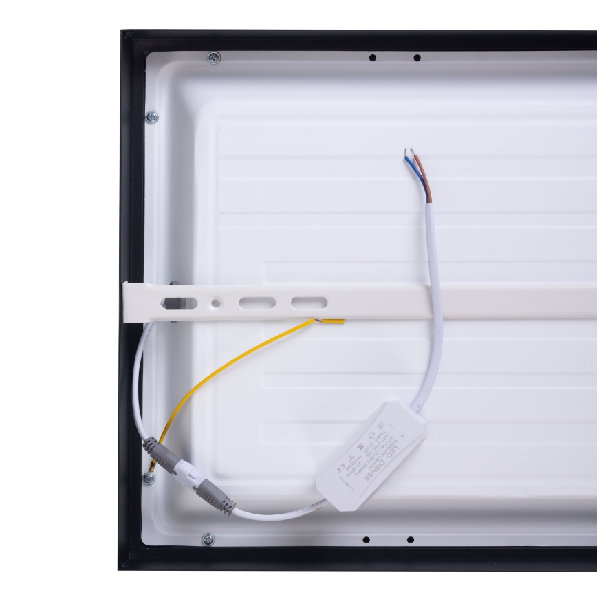 LED Panel LED/36W/230V 4000K 30x60 cm črna