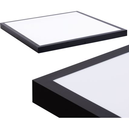 LED Panel LED/60W/230V 4000K 60x60 cm črna