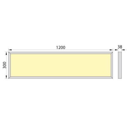 LED Plošča OREGA LED/40W/230V 4000K IP40