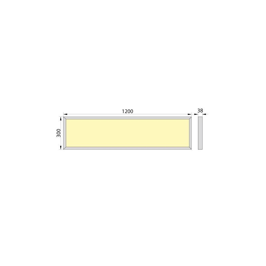 LED Plošča OREGA LED/40W/230V 4000K IP40
