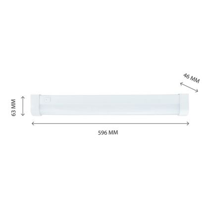 LED Podelementna svetilka AQUATICA LED/15W/230V 3000K IP44