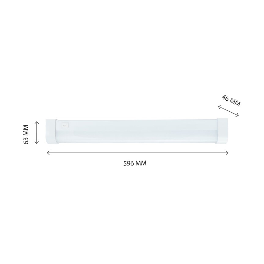 LED Podelementna svetilka AQUATICA LED/15W/230V 3000K IP44