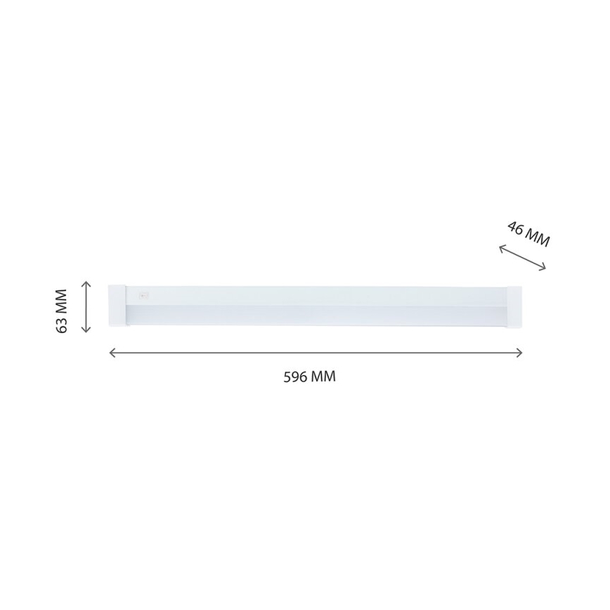 LED Podelementna svetilka AQUATICA LED/15W/230V 6000K IP44