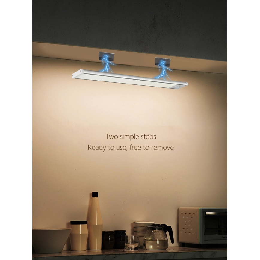LED Podelementna svetilka CABINET-4 s PIR senzorjem LED/1,5W/230V 1100mAh 4000K