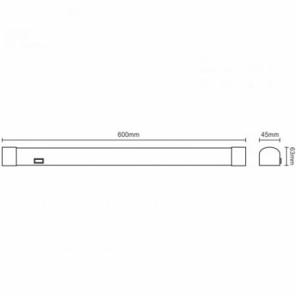 LED Podelementna svetilka LED/15W/230V 4000K IP44